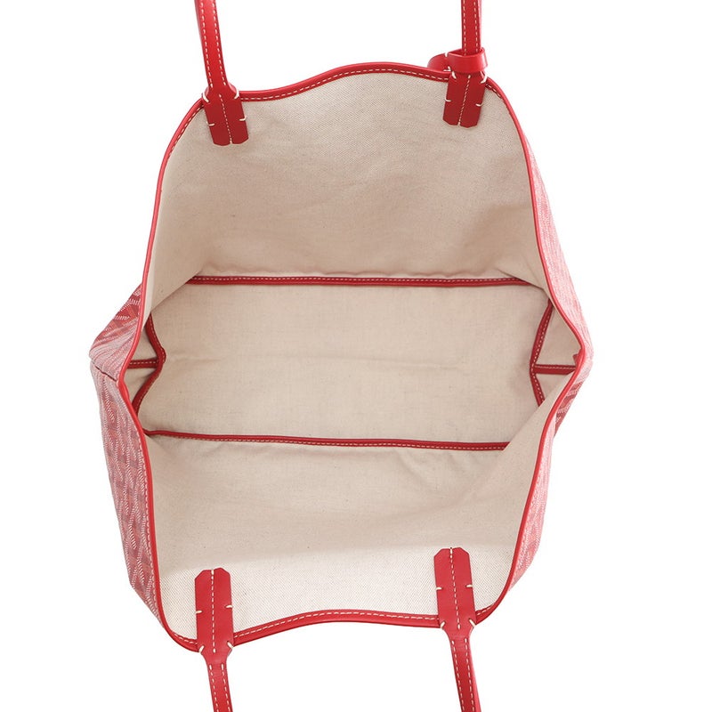 ゴヤール トートバッグ サンルイPM PVC/レザー STLOUIPMLTY02CL02P GOYARD ポーチ付き