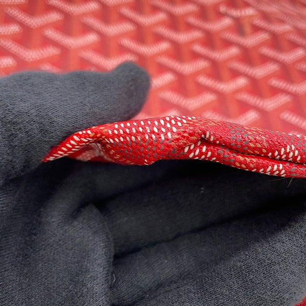 ゴヤール トートバッグ サンルイPM PVC/レザー STLOUIPMLTY02CL02P GOYARD ポーチ付き