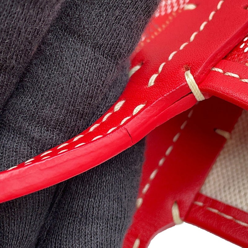 ゴヤール トートバッグ サンルイPM PVC/レザー STLOUIPMLTY02CL02P GOYARD ポーチ付き