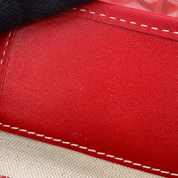 ゴヤール トートバッグ サンルイPM PVC/レザー STLOUIPMLTY02CL02P GOYARD ポーチ付き