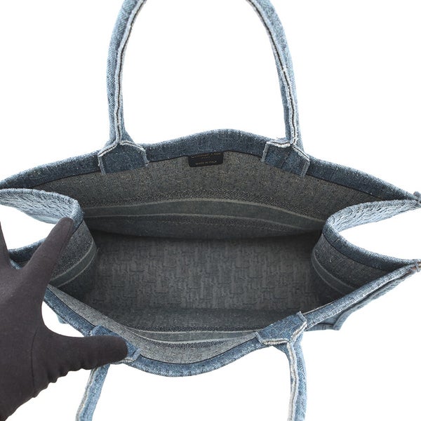 クリスチャン・ディオール トートバッグ オブリーク ブックトート ラージ デニム M1286ZWAL Christian Dior トロッター