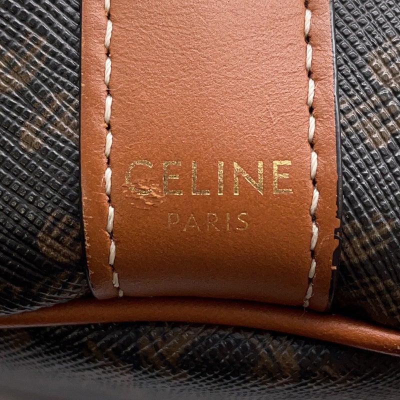 セリーヌ ショルダーバッグ スモール ドローストリングバッグ トリオンフキャンバス 191142BZJ 04LU  CELINE マカダム バッグ