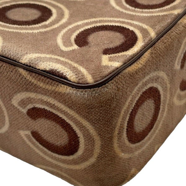 シャネル ハンドバッグ COCO トップハンドル ベロア CHANEL