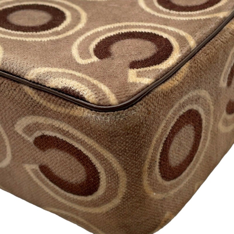 シャネル ハンドバッグ COCO トップハンドル ベロア CHANEL