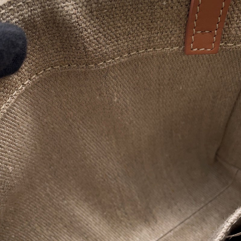 クロエ ハンドバッグ ウッディ トート ミニ キャンバス シャイニーカーフスキン CHC24UP237L17847 Chloe ２wayショルダー