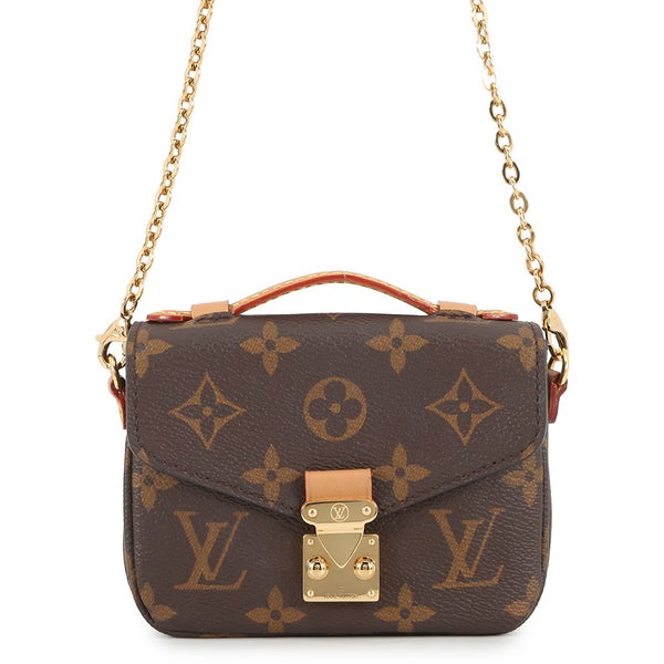 ルイヴィトン チェーンショルダーバッグ モノグラム ミクロ・メティス M81267 ヴィトン ミニバッグ 2way ハンドバッグ 小物入れ ポーチ
