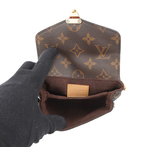 ルイヴィトン チェーンショルダーバッグ モノグラム ミクロ・メティス M81267 ヴィトン ミニバッグ 2way ハンドバッグ 小物入れ ポーチ