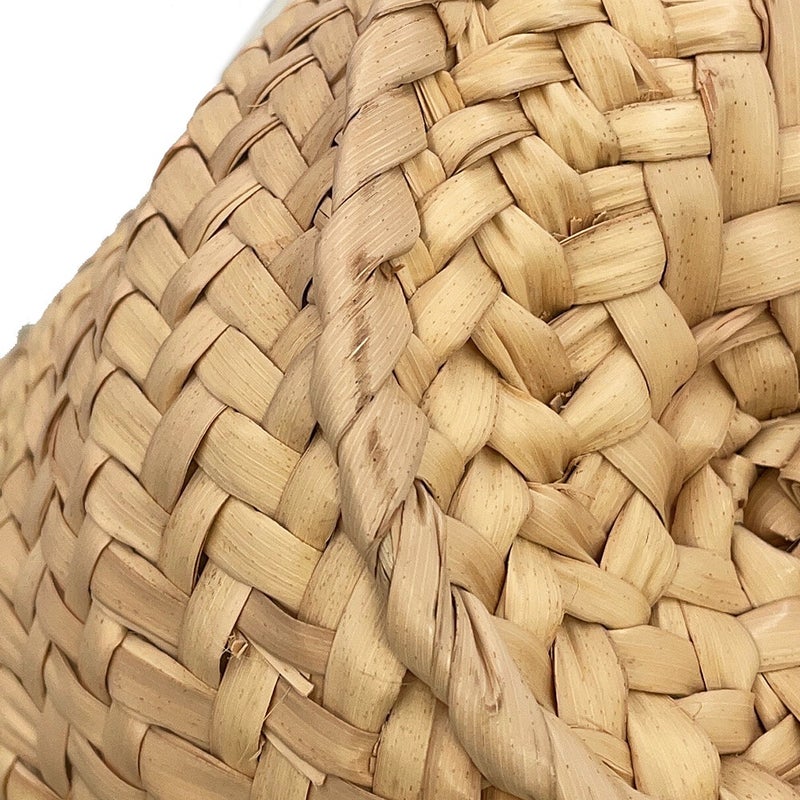 セリーヌ ハンドバッグ トリオンフ クラシック パニエ ラフィア レザー CELINE 2way かごバッグ 白