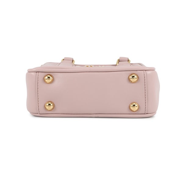ミュウミュウ ハンドバッグ ロゴ レザー MIUMIU ２wayショルダー