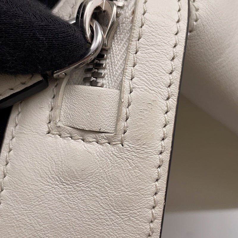 プラダ ハンドバッグ スーパーノヴァ ミディアム レザー1BA365 PRADA ２wayショルダー 白