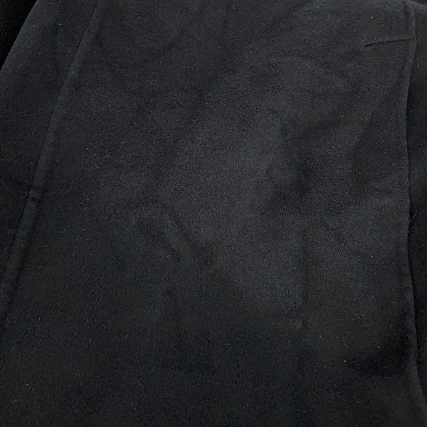 エルメス コート ダブルフェイス ラップコート カシミヤ レディースサイズ34 HERMES 黒 アパレル アウター