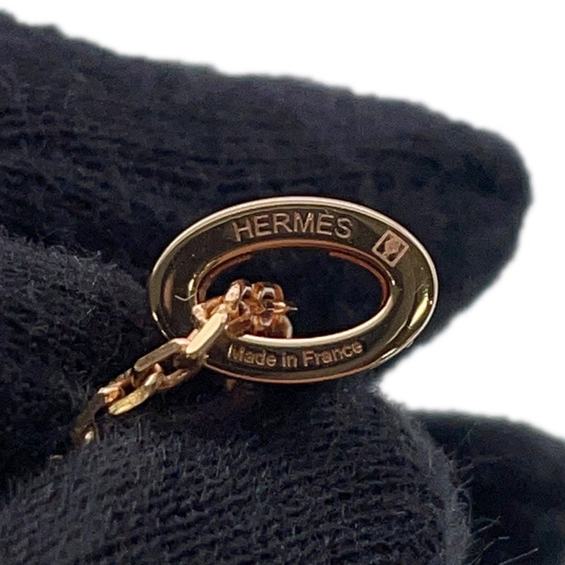 エルメス ネックレス ミニ・ポップアッシュ ローズドラジェ/ゴールド金具 HERMES アクセサリー