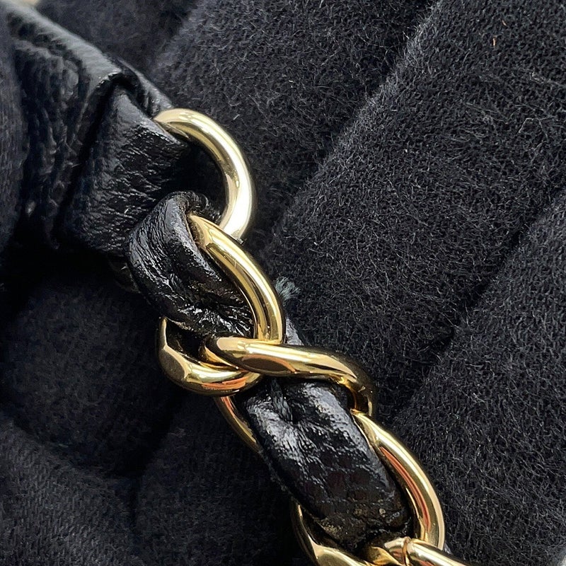 シャネル ハンドバッグ マトラッセ ココマーク ビジネスアフィニティ キャビアスキン A93749 2wayチェーンショルダー 黒