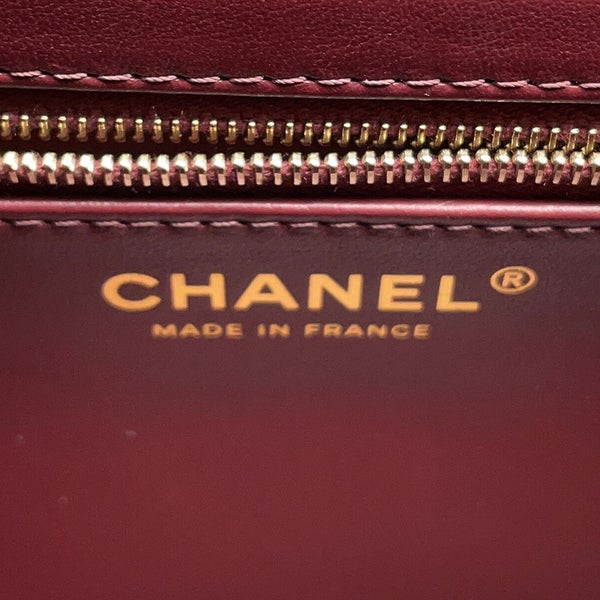 シャネル ハンドバッグ マトラッセ ココマーク ビジネスアフィニティ キャビアスキン A93749 2wayチェーンショルダー 黒