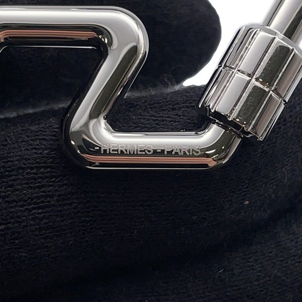エルメス キーホルダー H・トゥ・スピード シルバー金具 HERMES キーリング