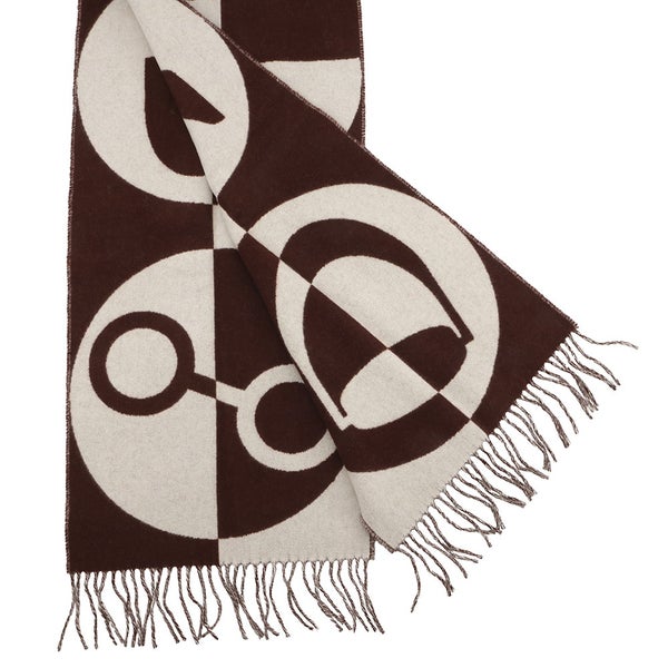 エルメス マフラー カザック・チャームズ カシミヤ HERMES ストール