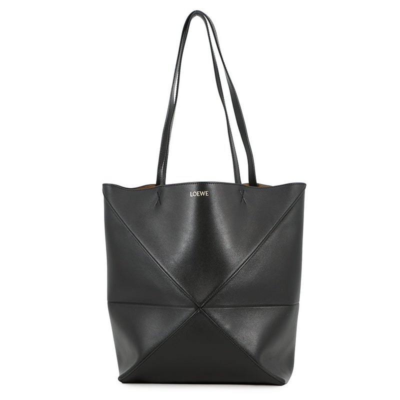 ロエベ トートバッグ パズルフォルド トート シャイニーカーフレザー A657G50X01 LOEWE 黒