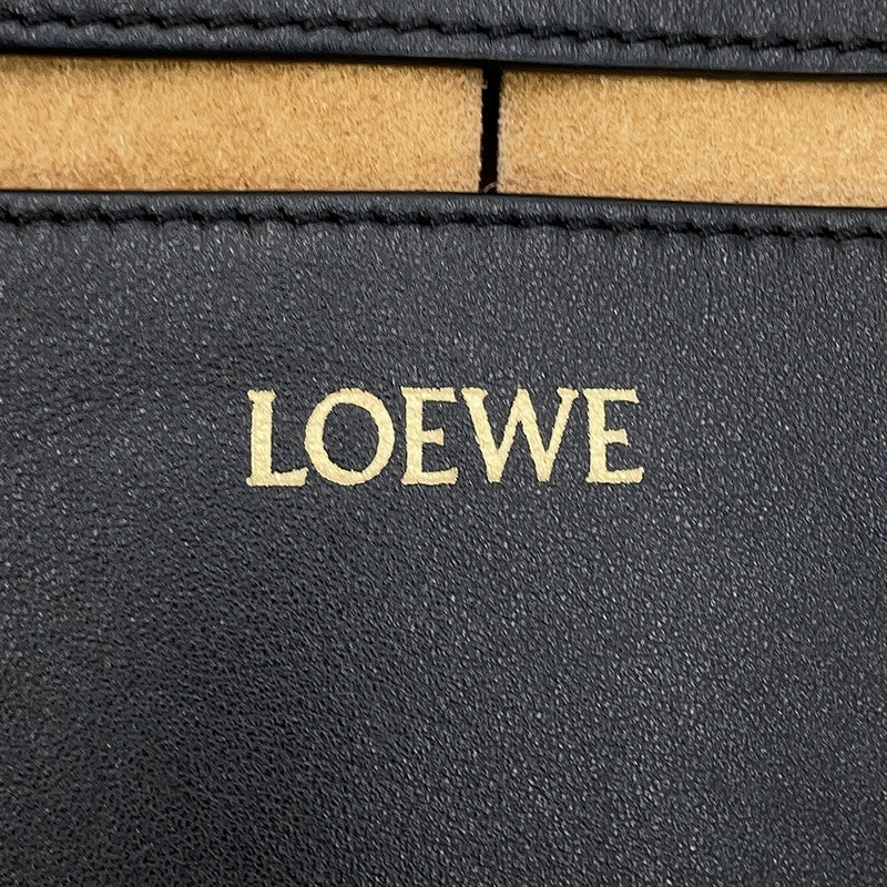 ロエベ トートバッグ パズルフォルド トート シャイニーカーフレザー A657G50X01 LOEWE 黒