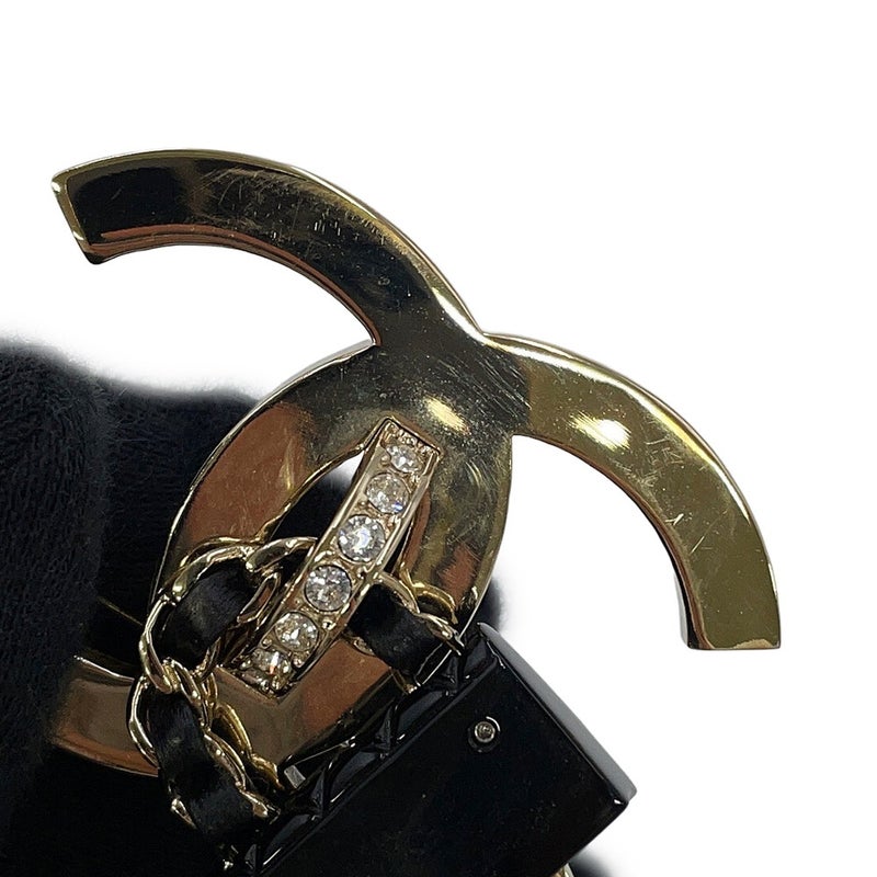 シャネル ブローチ ココマーク バッグモチーフ ラインストーン B23C CHANEL アクセサリー