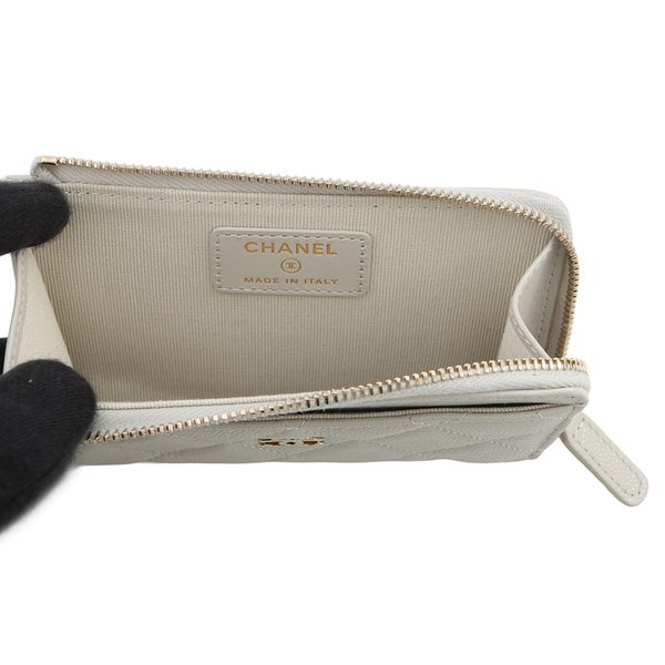 シャネル コインケース マトラッセ ココマーク キャビアスキン AP3179 CHANEL フラグメント カードケース