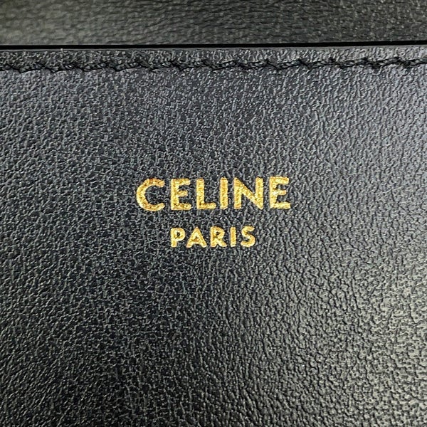 セリーヌ 三つ折り財布 トリオンフ コイン入れ付き コンパクトウォレット 10I653 CELINE 黒