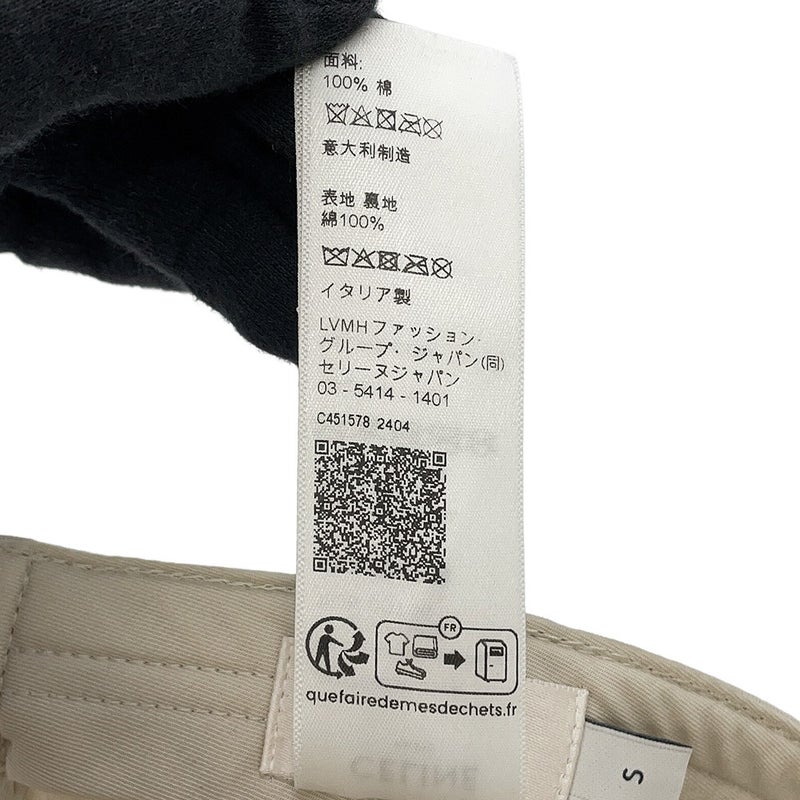セリーヌ キャップ トリオンフ ベースボールキャップ コットン レディースサイズS 2AUT6969P CELINE 帽子