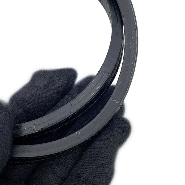 ゴヤール トートバッグ サンルイPM PVC レザー STLOUIPMLTY01CL01P GOYARD ポーチ付き 黒 ヘリンボーン