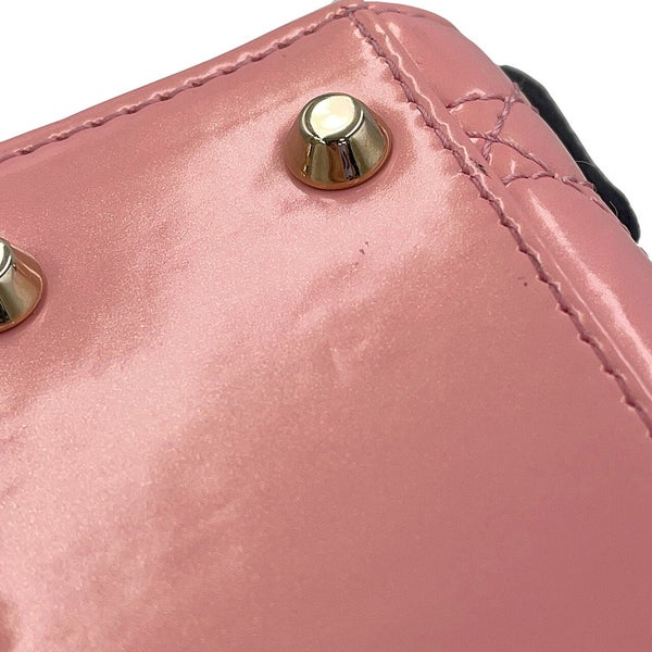 クリスチャン・ディオール ハンドバッグ カナージュ レディディオール ミニ パテント M0505OWCB 2way