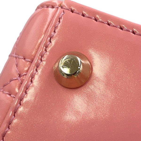 クリスチャン・ディオール ハンドバッグ カナージュ レディディオール ミニ パテント M0505OWCB 2way