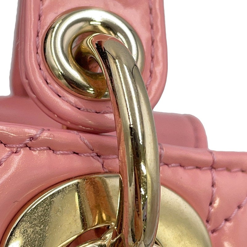 クリスチャン・ディオール ハンドバッグ カナージュ レディディオール ミニ パテント M0505OWCB 2way