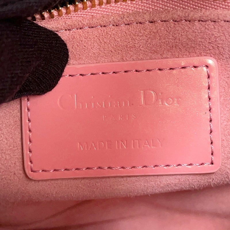 クリスチャン・ディオール ハンドバッグ カナージュ レディディオール ミニ パテント M0505OWCB 2way