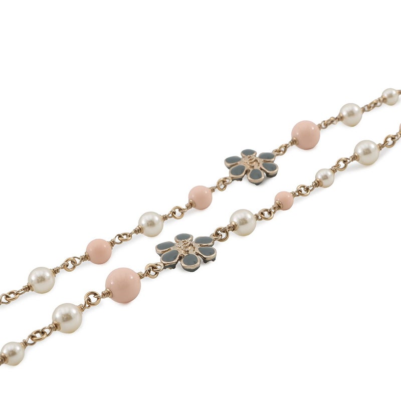 シャネル ロングネックレス ココマーク フェイクパール B18V CHANEL