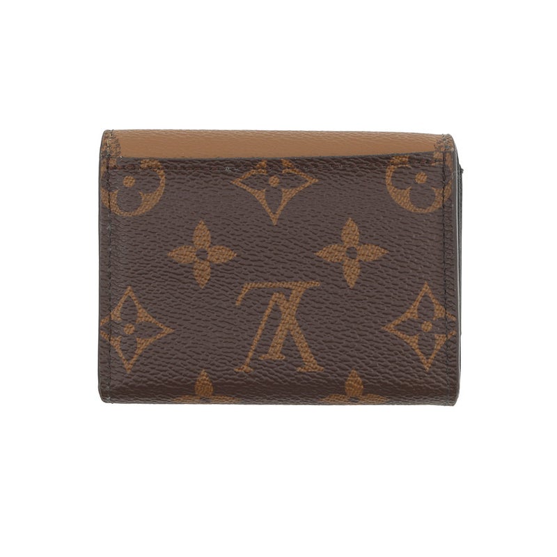 ルイヴィトン 三つ折り財布 モノグラム/モノグラム・リバース ポルトフォイユ・ゾエ M80725 LOUIS VUITTON ヴィトン 財布 黒