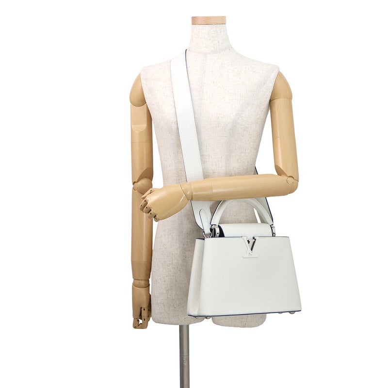 ルイヴィトン ハンドバッグ トリヨンレザー カプシーヌ BB M20828 ヴィトン バッグ 2way ショルダーバッグ 白 ホワイト