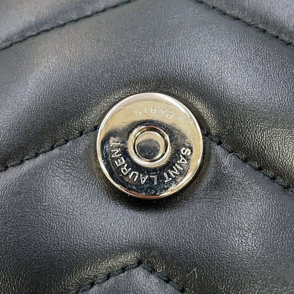 サンローランパリ チェーンショルダー バッグ ルル ミディアム レザー 574946 SAINT LAURENT PARIS 黒