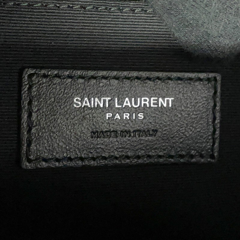 サンローランパリ チェーンショルダー バッグ ルル ミディアム レザー 574946 SAINT LAURENT PARIS 黒