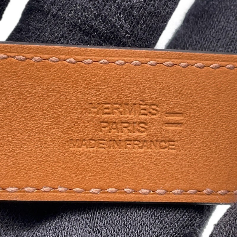 エルメス ブレスレット コリエ・ド・シアン 24 オンブレ/ゴールド金具 リザードナチュラ W刻印 サイズT2