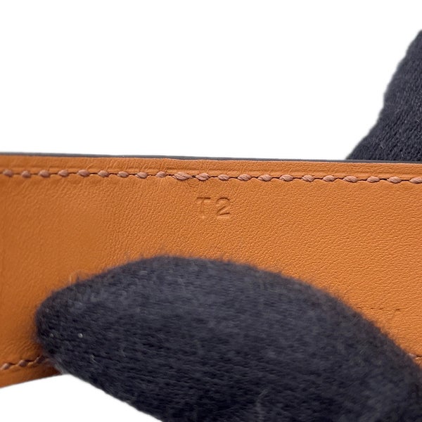 エルメス ブレスレット コリエ・ド・シアン 24 オンブレ/ゴールド金具 リザードナチュラ W刻印 サイズT2