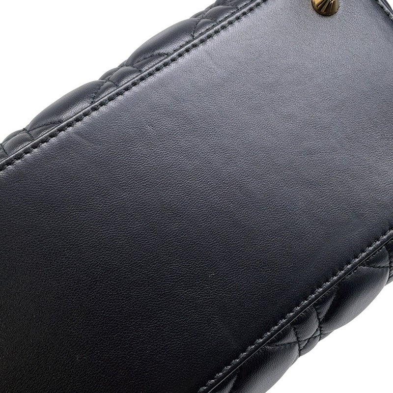 クリスチャン・ディオール ハンドバッグ レディディオール カナージュ CAL44550 ミディアム Christian Dior バッグ 2wayショルダーバッグ 黒