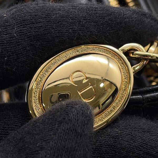 クリスチャン・ディオール ハンドバッグ レディディオール カナージュ CAL44550 ミディアム Christian Dior バッグ 2wayショルダーバッグ 黒