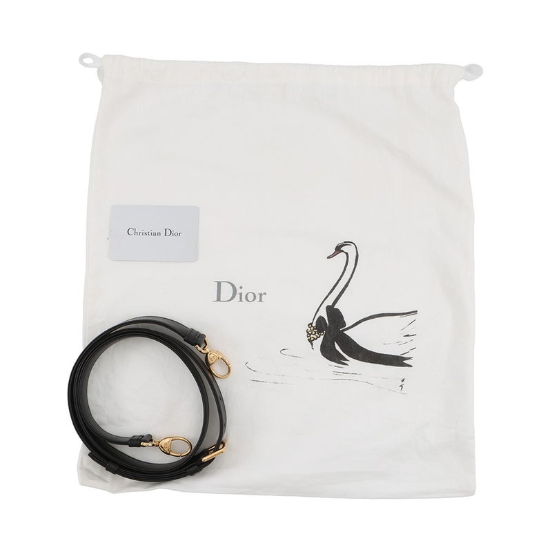 クリスチャン・ディオール ハンドバッグ レディディオール カナージュ CAL44550 ミディアム Christian Dior バッグ 2wayショルダーバッグ 黒