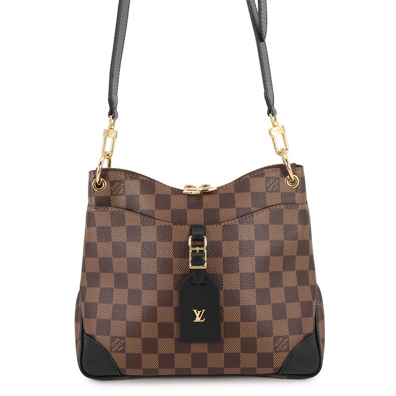 ルイヴィトン ショルダーバッグ ダミエ・エベヌ オデオン NM PM N50064 LOUIS VUITTON ヴィトン バッグ 黒 ブラック