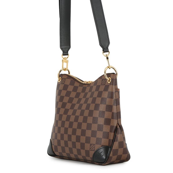 ルイヴィトン ショルダーバッグ ダミエ・エベヌ オデオン NM PM N50064 LOUIS VUITTON ヴィトン バッグ 黒 ブラック