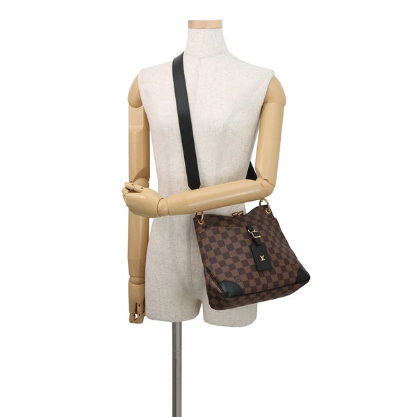 ルイヴィトン ショルダーバッグ ダミエ・エベヌ オデオン NM PM N50064 LOUIS VUITTON ヴィトン バッグ 黒 ブラック
