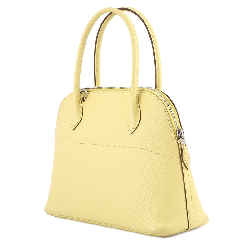 エルメス ハンドバッグ ボリード27 ジョーヌプッサン/シルバー金具 エプソン □R刻印 ２wayショルダー