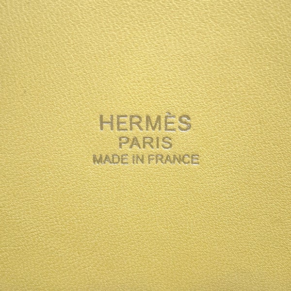 エルメス ハンドバッグ ボリード27 ジョーヌプッサン/シルバー金具 エプソン □R刻印 ２wayショルダー