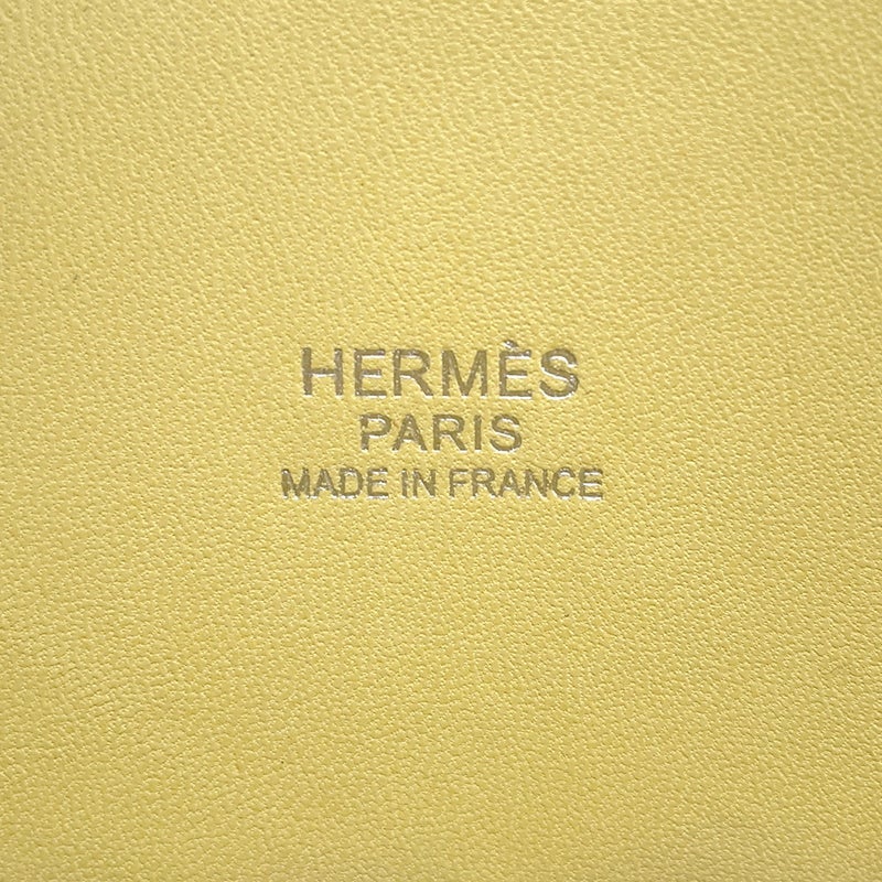 エルメス ハンドバッグ ボリード27 ジョーヌプッサン/シルバー金具 エプソン □R刻印 ２wayショルダー