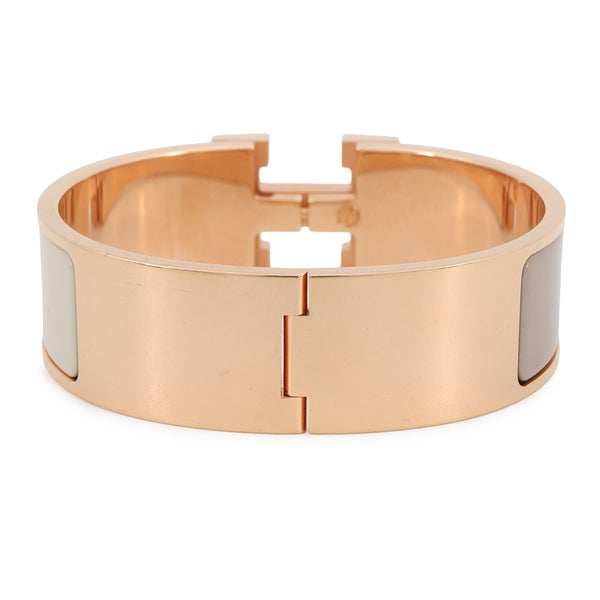 エルメス ブレスレット クリック H クリッククラックGM カラーブロック  システム/ピンクゴールド金具 アクセサリー