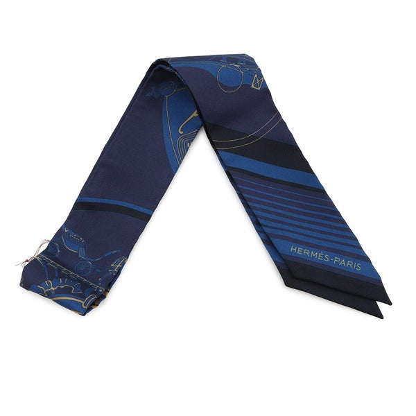 エルメス スカーフ ツイリー エクスリブリス EX-Libris HERMES シルクツイル 2021年秋冬