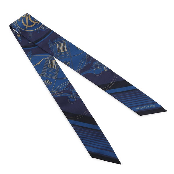 エルメス スカーフ ツイリー エクスリブリス EX-Libris HERMES シルクツイル 2021年秋冬